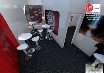 SPI lasers exhibition stand interior