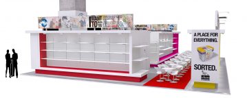 modular stand cad drawing